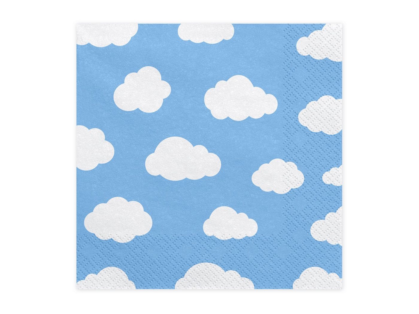 partydeco Papierserviette, Servietten Himmel / Wolken 33x33cm, 20 Stück von partydeco