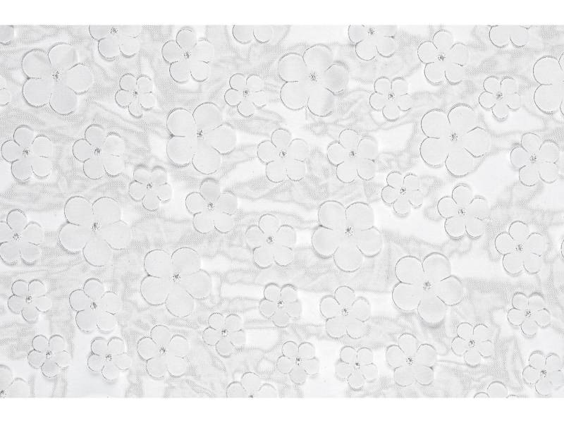 partydeco Tischläufer, Tischläufer mit Blumen 26cm x 5m Weiß partydeco Tischläufer, Tischläufer mit Blumen 26cm x 5m Weiß von partydeco