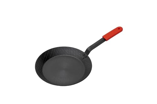 pasoli Steak-Pfanne aus Carbonstahl, voreingebrannt, 28cm inkl. Griffschutz von pasoli
