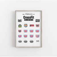 Crossfit Games Artwork Poster | History Art Wall Gedruckt Crossfit Games Artwork Poster | History Art Wall Gedruckt von patanykreativ
