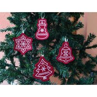 Weihnachtsbaumschmuck Aus Filz Handgemacht Weihnachtsbaumschmuck Aus Filz Handgemacht von patchanddressBerlin