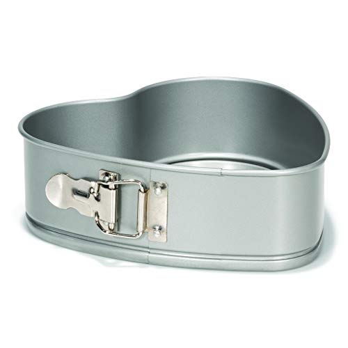 LEOPOLD Patisse Silver Top Herz Springform - Kuchenform aus Stahl - 20cm von patisse