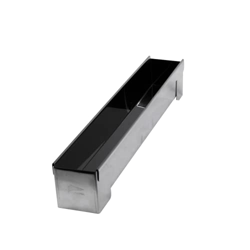 patisse 13923 – Backform für Holzscheite, quadratisch, Mini-Format, Edelstahl, 30 x 4,5 x 4,5 cm, silberfarben von patisse