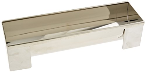 patisse 13920 Regenrinne für Holzscheite Edelstahl Silber 30 x 8 x 6,5 cm von patisse
