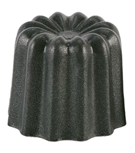 Patisse 43014 4 Stück Cannelés Aluminium schwarz 45 mm von patisse