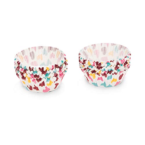 Patisse Papier-Cup-Cake-Förmchen, Sonstiges, Coeurs Multicolore, 5 cm von patisse