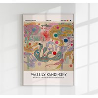 Capricious Form Von Wassily Kandinsky Ausstellungsposter Kunstdruck von patroastudio