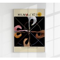 Hilma Af Klint Ausstellungsplakat The Swan Nr 7 Ausstellungsposter Kunstdruck von patroastudio