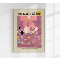 Hilma Af Klint Ausstellungsplakat The Ten Largest Nr 5 Kunstdruck von patroastudio