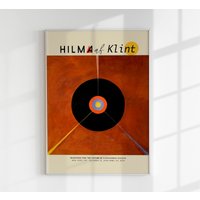 Hilma Af Klint Ausstellungsposter The Swan Nr 18 Kunstdruck von patroastudio
