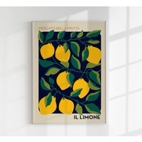 Il Limone Kunstdruck Lemon Print Für Küche von patroastudio