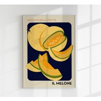 Il Melone Kunstdruck Küchen Poster von patroastudio