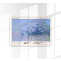 Ile Aux Orties Bei Vernon Von Claude Monet Ausstellungsplakat Kunstdruck von patroastudio