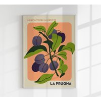 La Prugna Kunstdruck Pflaume Für Küche von patroastudio
