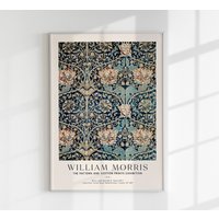 William Morris Honeysuckle Pattern Vi Kunstausstellung Poster Kunstdruck von patroastudio