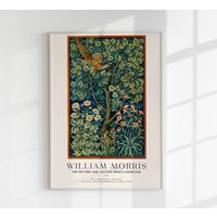 William Morris Peacock Fasan Kunst Ausstellung Poster Kunstdruck von patroastudio