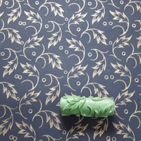 Musterwalze/Strukturwalze 1608 Mit Spitzen Blättern Im Stil Des Barock Barockmuster - Pvc 15cm 6" von patternroller