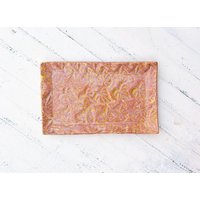 Handgemachte Keramik Vorspeisen Tablett Rosa & Gelb Steinzeug Sushi Platte von pattysheppardart