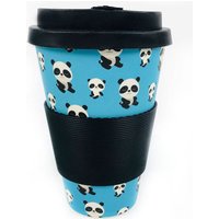 Umweltfreundliche Wiederverwendbare Pflanzenfaser-Reisebecher Mit Panda-Design Umweltfreundliche Wiederverwendbare Pflanzenfaser-Reisebecher Mit Panda-Design von paulandlucyshop