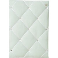 Memoboard Leinen Mint - Weiß von paulaundferdinand