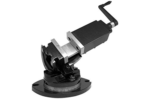 PAULIMOT 3-Achsen Maschinenschraubstock 100 mm Backenbreite 360° drehbar von paulimot
