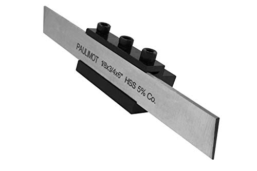 PAULIMOT Abstechstahlhalter, Schafthöhe 12 mm, mit HSS-Messer (5% Kobalt) von paulimot