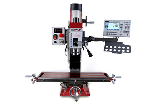 PAULIMOT Bohr-/Fräsmaschine F307-V mit Kugelumlaufspindeln und Messsystem von paulimot