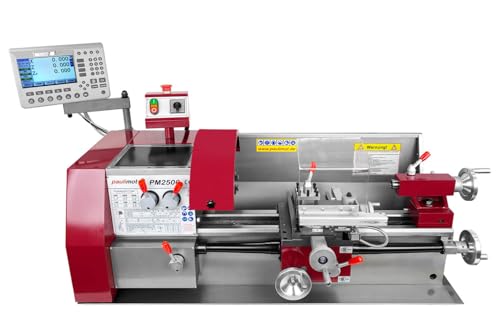 PAULIMOT Drehmaschine PM2500 mit 400 Volt Motor und Messsystem von paulimot