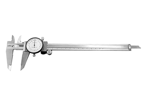 PAULIMOT Messschieber mit Uhr 0-200 mm, Kohlenstoffstahl von paulimot