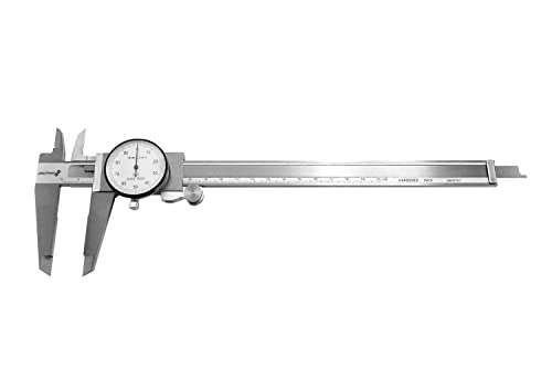 PAULIMOT Messschieber mit Uhr 0-200 mm, rostfrei INOX : Schnäppchen-Ausführung vorhanden von paulimot