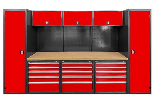 paulimot Schrankwand 3.175 x 630 x 2.100 mm (B x T x H) von paulimot