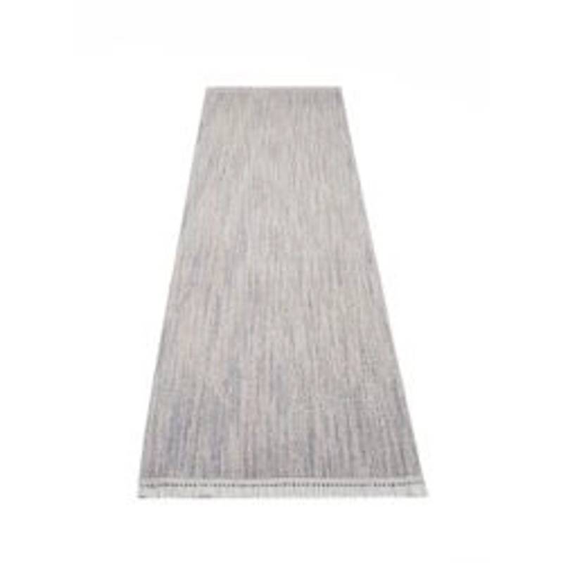payé Teppich Klassiko 52 Fransen 80x300 cm Grau von payé