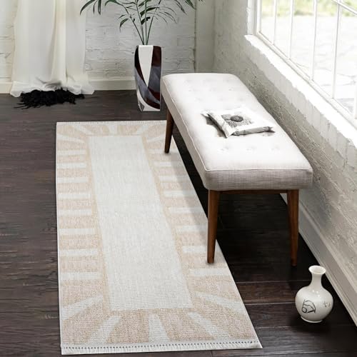 payé Teppich Läufer - 80x300cm - Beige Rosa - Sonnen Muster - Boho Frasen Teppiche - Wohnteppich Deko payé Teppich Läufer - 80x300cm - Beige Rosa - Sonnen Muster - Boho Frasen Teppiche - Wohnteppich Deko von payé