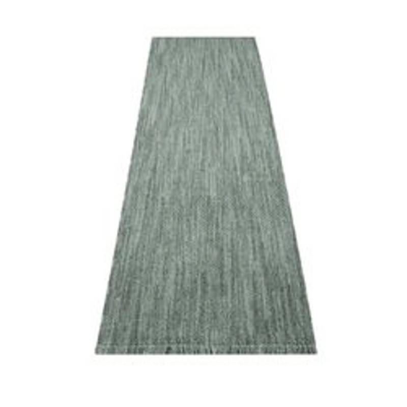 payé Teppich Linda 43 Kurzflor 80x300 cm Grün Struktur Boho von payé