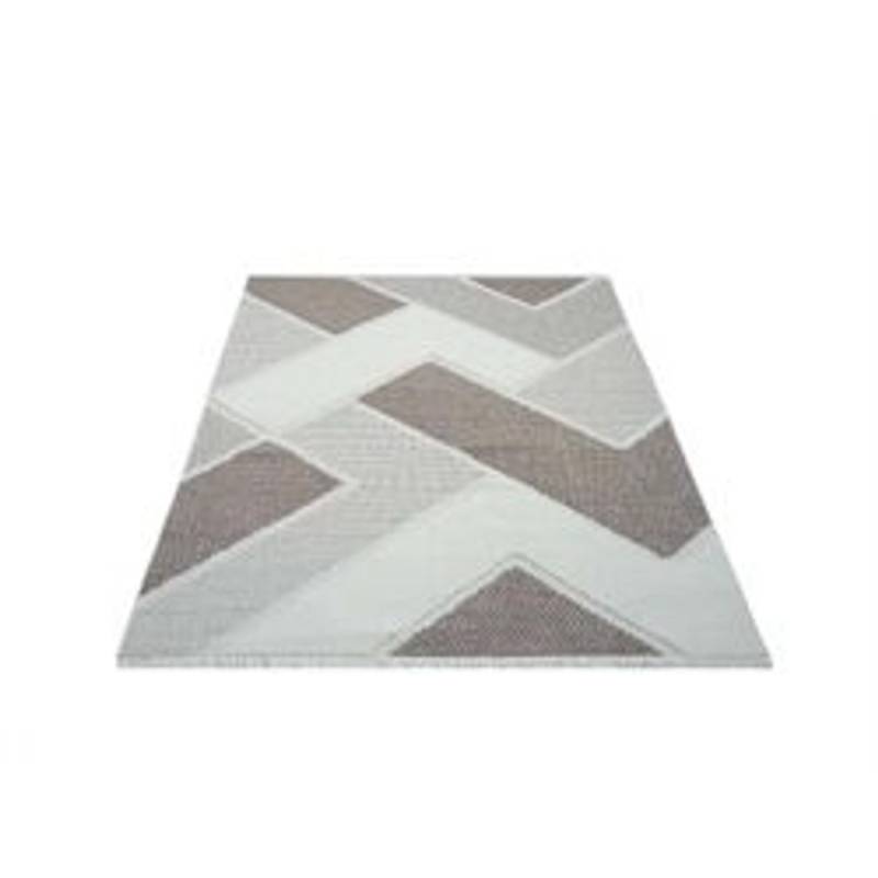 payé Teppich Linda 77 Kurzflor 120x170 cm Beige Geo-Muster von payé