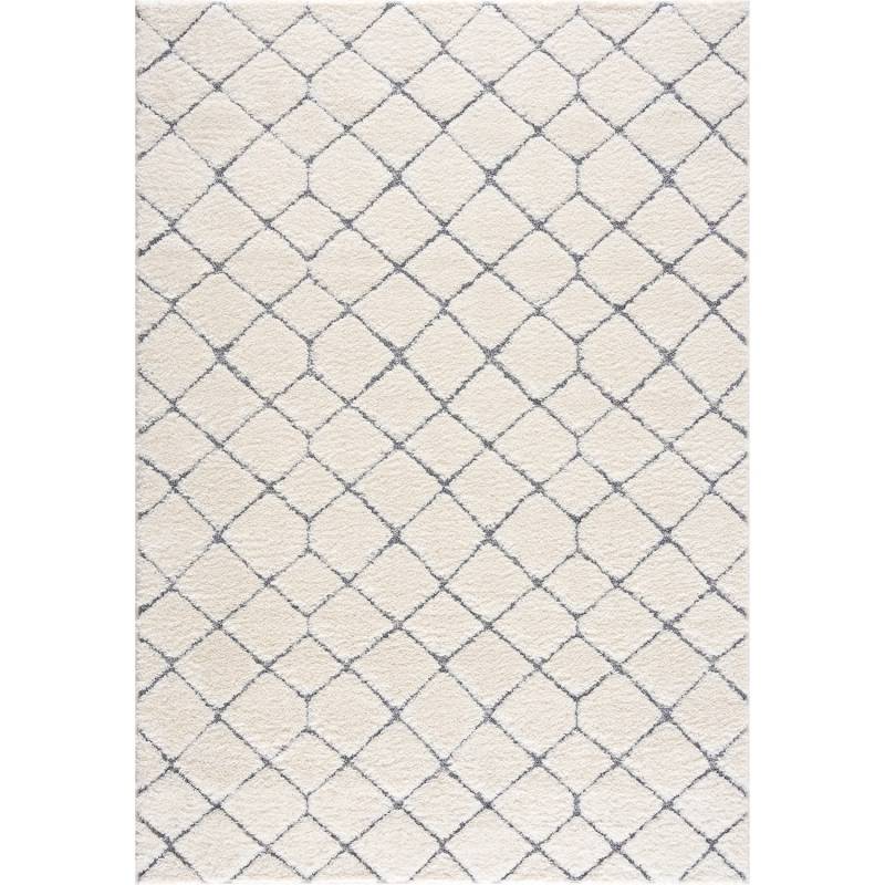 payé Teppich Nara-4499 Hochflor 120x170 cm Pastell-Creme Rautenmuster payé Teppich Nara-4499 Hochflor 120x170 cm Pastell-Creme Rautenmuster von payé