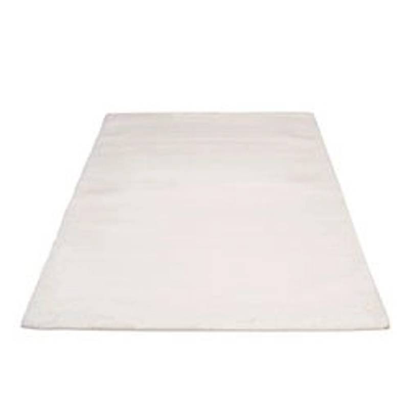 payé Teppich Uni Hochflor Samtweich 200x290 cm Weiss von payé