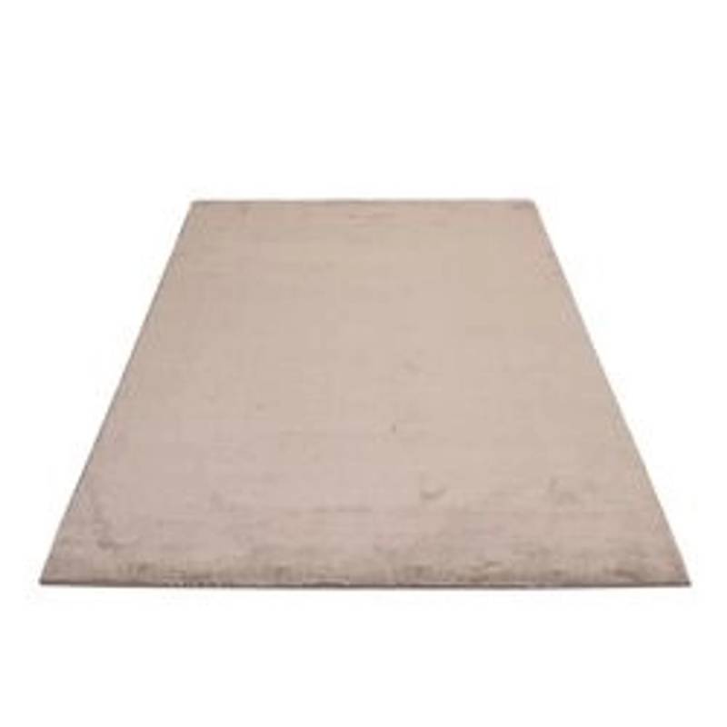 payé Teppich Uni Hochflor Samtweich 80x150 cm Taupe von payé