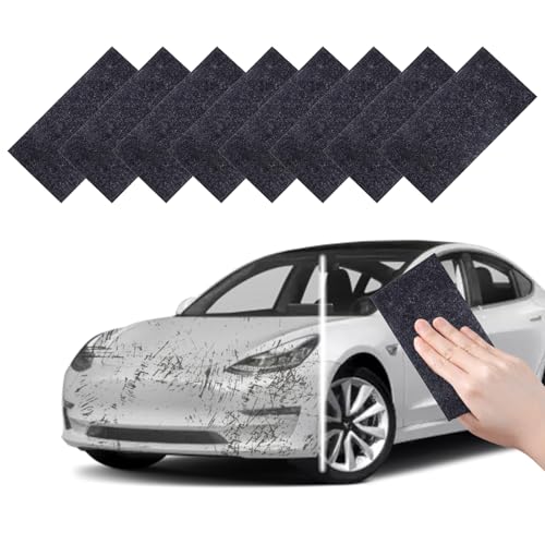 pclapora 8 Stück Nano Sparkle Tuch, Nano Sparkle Tuch Auto Kratzer Original, Nanosparkle, Mehrzweck Car Scratch Remover für Repar, Entfernt Farbreste, Wasserflecken pclapora 8 Stück Nano Sparkle Tuch, Nano Sparkle Tuch Auto Kratzer Original, Nanosparkle, Mehrzweck Car Scratch Remover für Repar, Entfernt Farbreste, Wasserflecken von pclapora