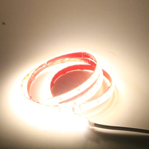pcning SMD 2835 LED Streifen 220V 230V Direktanschluss 1M Weiss 4000K, Sehr Hell LED Strip Selbstklebend mit Schalter 1 Meter IP67 Wasserdicht Streifen (Weiß, 1M) von pcning