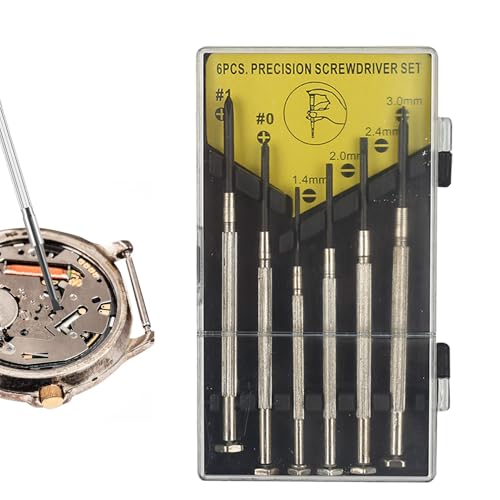 6 in 1 Schraubenzieher Klein,Kleine Schraubenzieher Set,Mini Schraubenzieher Set,Schraubenzieher Klein,Schraubendreher Set Klein,Für Die Reparatur Von Uhren Und Brillen, DIY 6 in 1 Schraubenzieher Klein,Kleine Schraubenzieher Set,Mini Schraubenzieher Set,Schraubenzieher Klein,Schraubendreher Set Klein,Für Die Reparatur Von Uhren Und Brillen, DIY von pcsfoe
