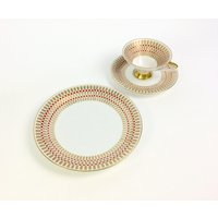 Lets Drink Tea... Vintage Tea Service, Tasse, Teller, Gedeck, Coffee, Cub, Midcentury von peachyvintagepia