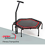 Peak Power Hexagon Fitness-Trampolin ZY331100000356 Schwarz, Rot von peak power