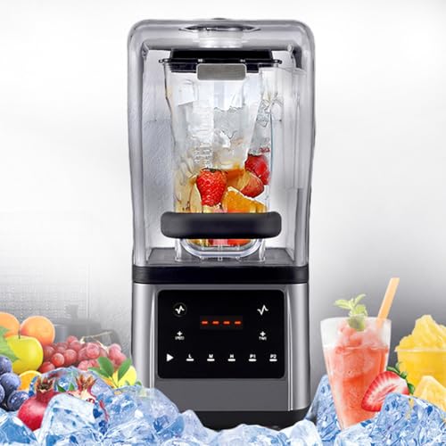 2200-W-Elektro-Smoothie-Maker, Gewerblicher Standmixer Mit 1,6-L-Behälter, 9 Geschwindigkeitsstufen, Crushed-Ice-Funktion Und Selbstreinigungsfunktion, Für Smoothies Und Shakes 2200-W-Elektro-Smoothie-Maker, Gewerblicher Standmixer Mit 1,6-L-Behälter, 9 Geschwindigkeitsstufen, Crushed-Ice-Funktion Und Selbstreinigungsfunktion, Für Smoothies Und Shakes von pealiritansemen