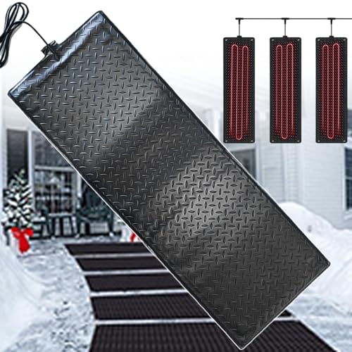 pealiritansemen Elektrische Schneeschmelzmatten Für Den Außenbereich, Doppelseitig rutschfest, Beheizte Stufenmatte, Max. Heiztemperatur 45 °C, Rollbar Zur Lagerung 25.4cm*76.2cm pealiritansemen Elektrische Schneeschmelzmatten Für Den Außenbereich, Doppelseitig rutschfest, Beheizte Stufenmatte, Max. Heiztemperatur 45 °C, Rollbar Zur Lagerung 25.4cm*76.2cm von pealiritansemen