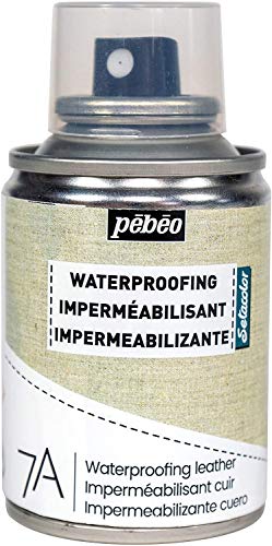 Pébéo - Wasserfestes Lederspray 7A Spray - Hilfsmittel für Textilgestaltung 7A Leder Spray - Glänzender transparenter Schutz - Schutz vor Feuchtigkeit - Imprägnier-Spray von Pebeo
