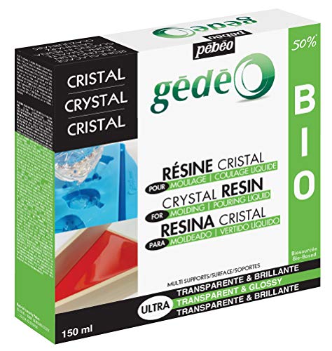 pebeo 766141 Epoxidharz Set Gédéo Biobasiert, Durchsichtig, 150 ml, 150 Milliliter von Pebeo