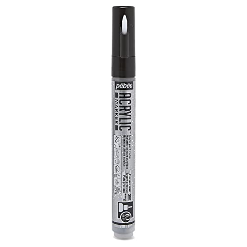 pebeo Deco Marker, Precious Silber, 0,7 mm von pebeo