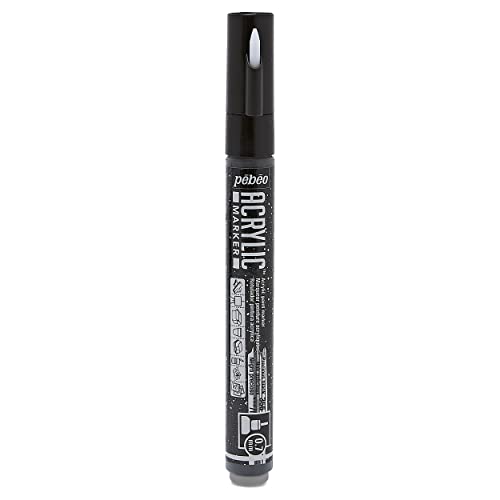 pebeo Deco Marker, Precious schwarz, 0,7 mm von pebeo