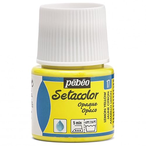 Pebeo Setacolor Textilfarbe blickdichter Stoff Farbe Effekt Buntglas, Lemon Gelb, Lemon Gelb Pebeo Setacolor Textilfarbe blickdichter Stoff Farbe Effekt Buntglas, Lemon Gelb, Lemon Gelb von PEBEO